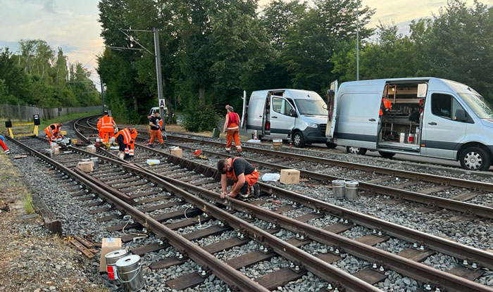 Einbaubegleitung Weichenanlagen 1